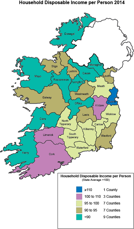 Figure 2 Household Disposable Income per Person 2014